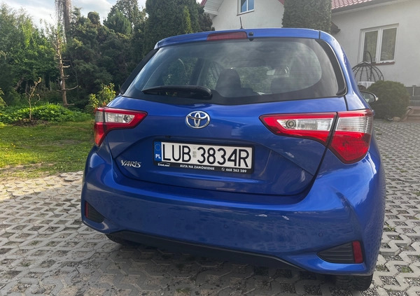 Toyota Yaris cena 46500 przebieg: 80000, rok produkcji 2017 z Lublin małe 781